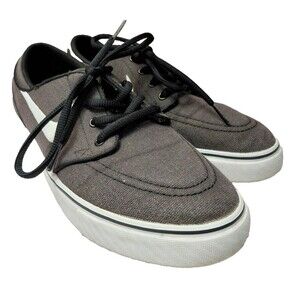 Nike SB Stefan Janoski Dk Gray & White Classic Skate Sneakers Size 7 Youth